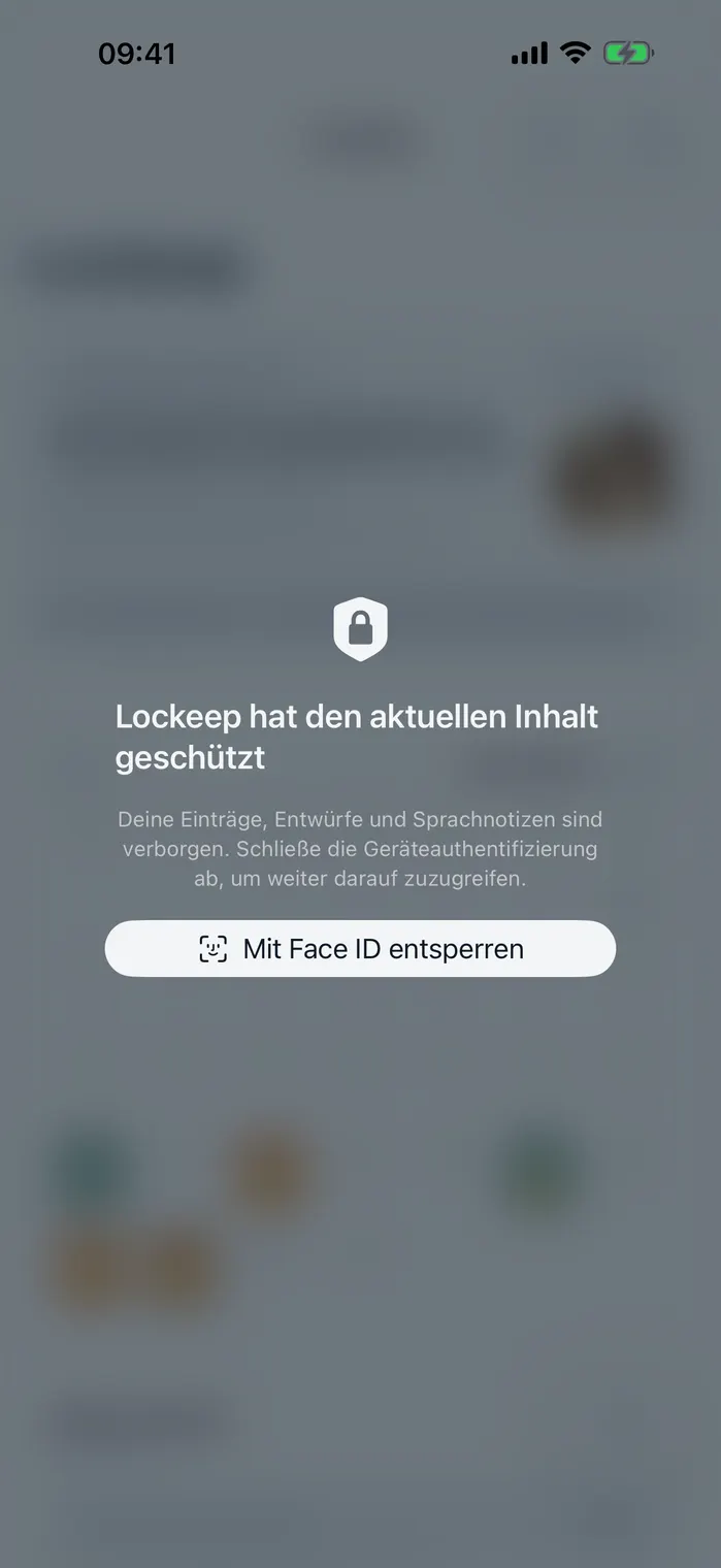 Lockeep Datenschutz-Sperrbildschirm