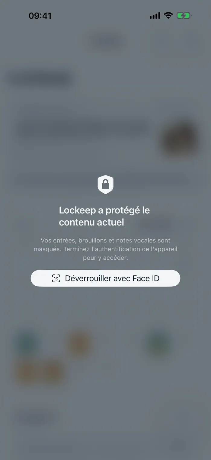 Écran de verrouillage confidentialité Lockeep